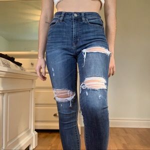 Super High Rise Amercian Eagle Jegging